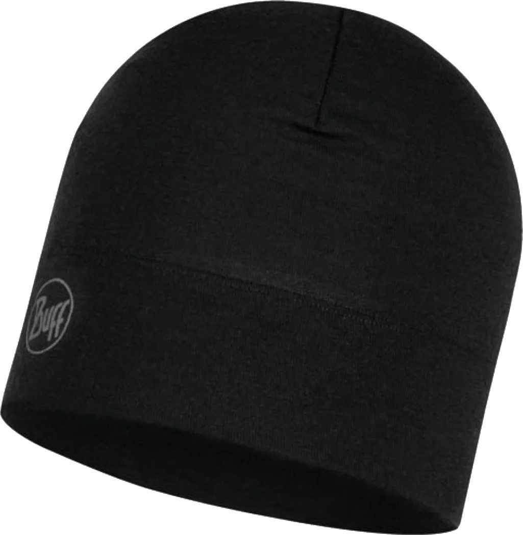 Čierna športová čiapka Buff Merino Midweight Beanie 1180069991000 Veľkosť: ONE SIZE