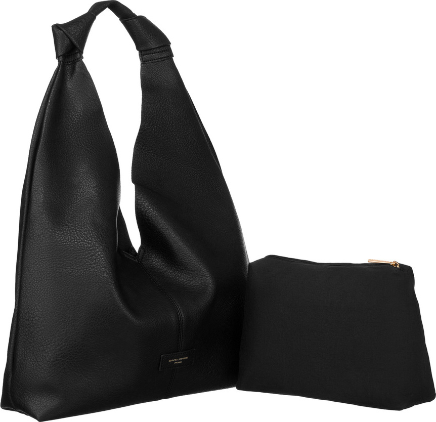 David Jones čierna shopper kabelka s organizérom CM6602 Veľkosť: ONE SIZE