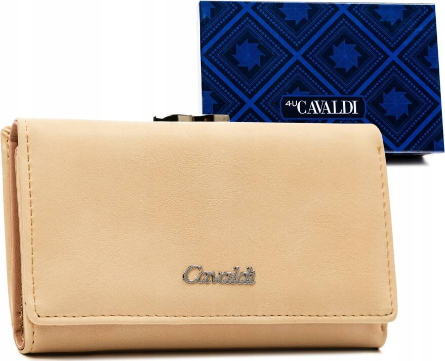 4U Cavaldi svetloružová stredná peňaženka M638 GD23-DNM Veľkosť: ONE SIZE