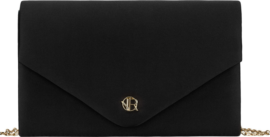 Čierna dámska listová kabelka so zlatou retiazkou R-XS030-3 Veľkosť: ONE SIZE