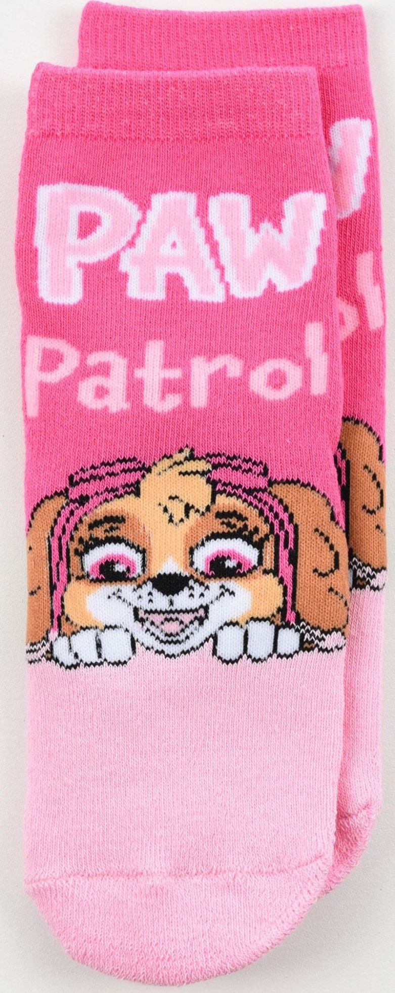 Ružové dievčenské protišmykové ponožky Paw Patrol - Skye Veľkosť: 23/26
