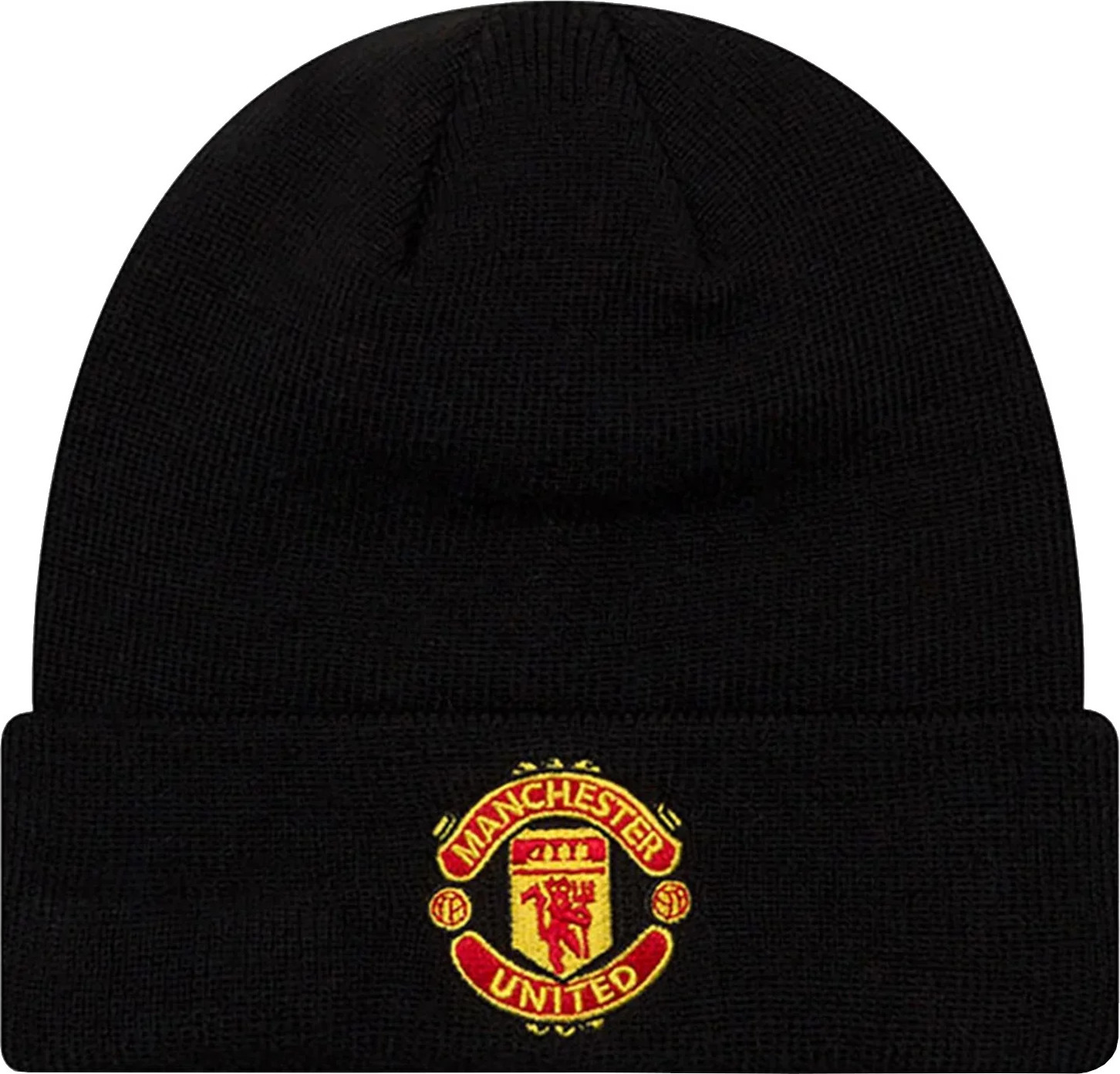 Čierna pánska čiapka New Era Core Cuff Beanie Manchester United FC Hat 11213215 Veľkosť: ONE SIZE