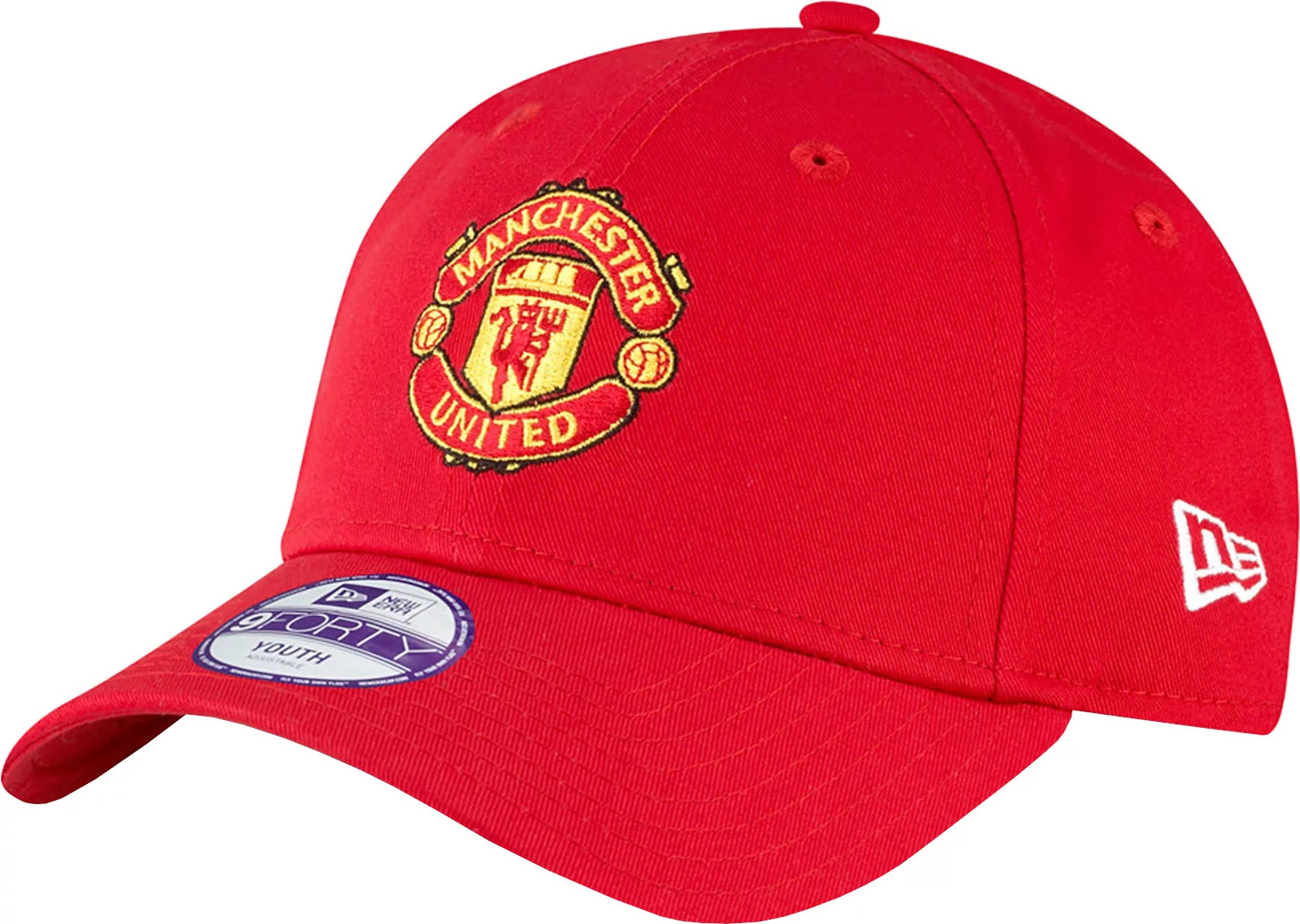 Červená chlapčenská šiltovka New Era 9FORTY Kids Core Manchester United Cap 11217683 Veľkosť: ONE SIZE