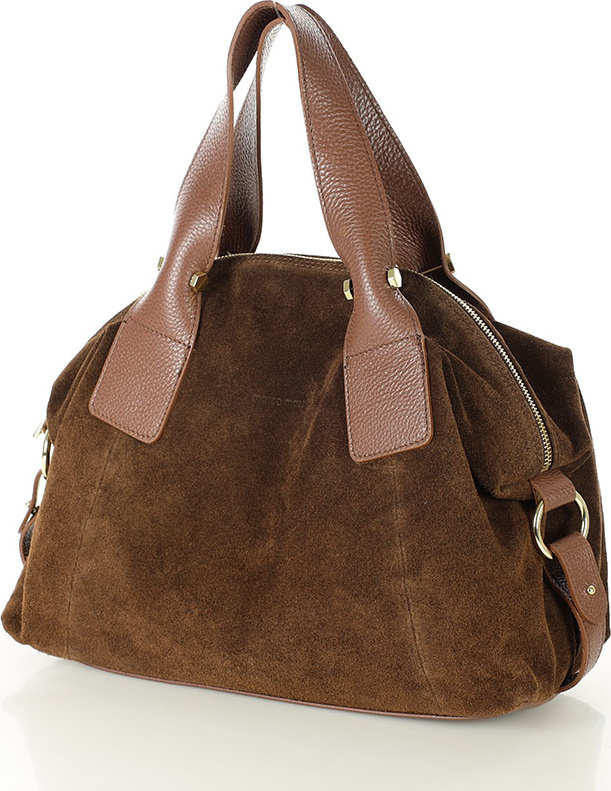 MARCO MAZZINI Hnedá kožená kabelka (s288a) Veľkosť: ONE SIZE