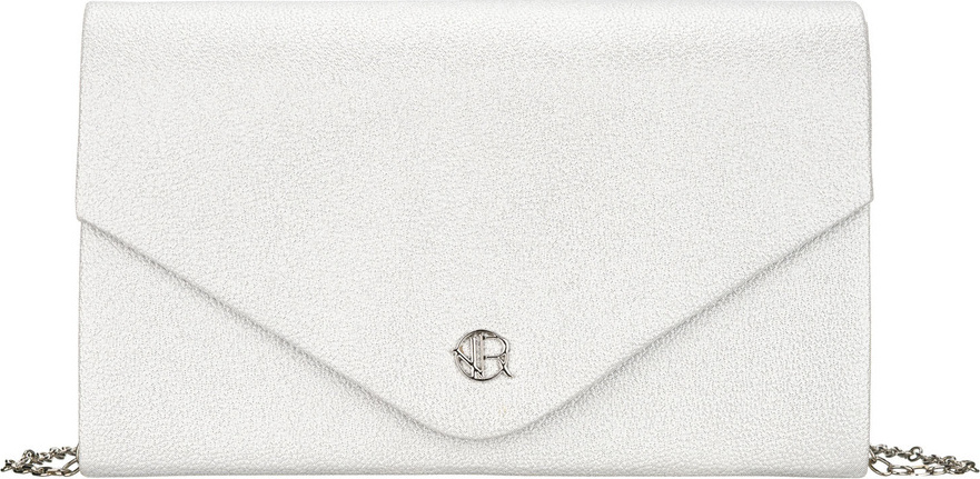 Rovicky Strieborná listová kabelka s jemnou textúrou R-XS030-1 Veľkosť: ONE SIZE