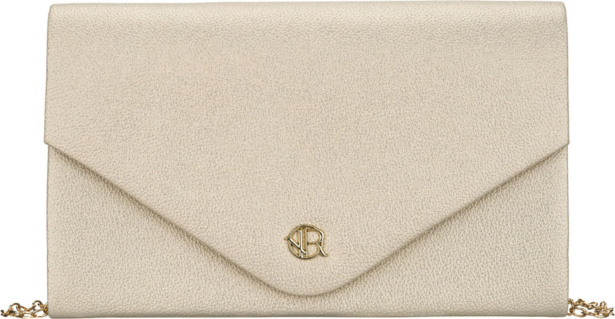 Rovicky Zlatá listová kabelka s jemnou textúrou R-XS030-1 Veľkosť: ONE SIZE