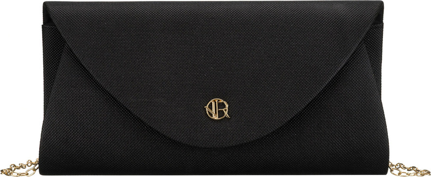 Rovicky Čierna trblietavá listová kabelka R-XS029-2 Veľkosť: ONE SIZE