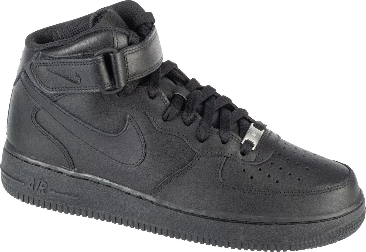 Čierne pánske členkové tenisky Nike Air Force 1 Mid 07 CW2289-001 Veľkosť: 44,5