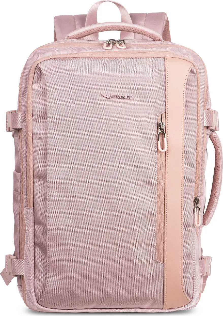 Ružový cestovný batoh Wings Skylark 1 SKY001, Wings multifunctional backpack, PINK Veľkosť: ONE SIZE