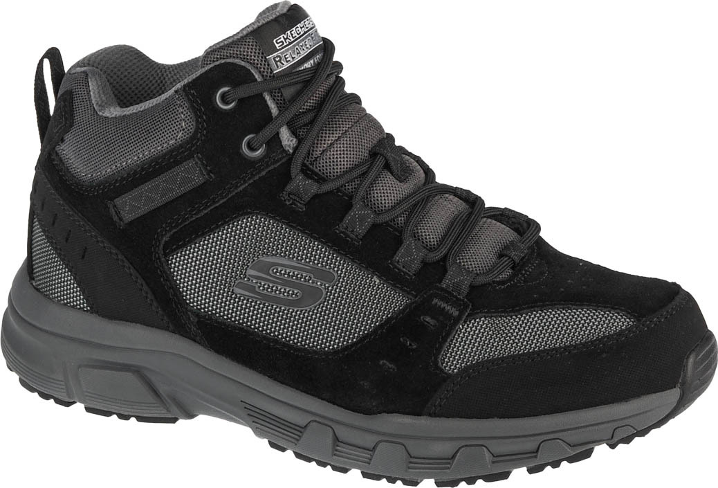 Čierno-sivé pánske topánky Skechers Oak Canyon 51895-BKCC Veľkosť: 45