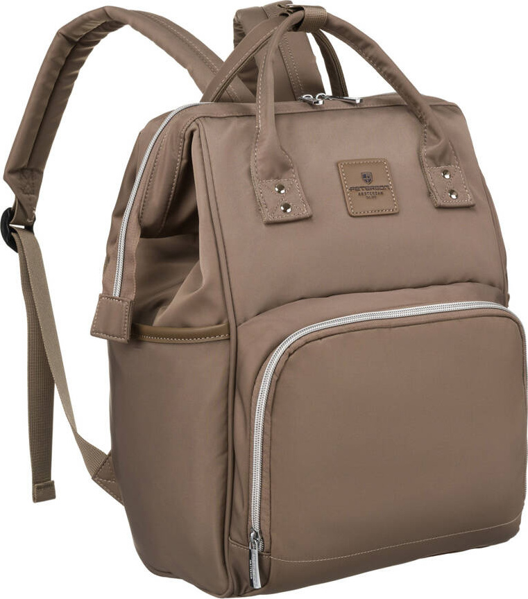 Peterson Béžový dámsky batoh s uchytením na kočík PTN MB2-6005 Veľkosť: ONE SIZE