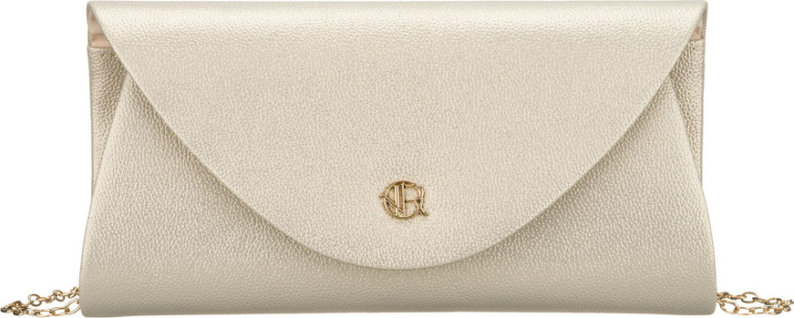 Rovicky Zlatá listová kabelka s jemnou textúrou R-XS029-1 Veľkosť: ONE SIZE