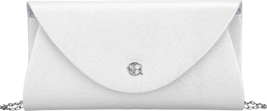 Rovicky Strieborná listová kabelka s jemnou textúrou R-XS029-1 Veľkosť: ONE SIZE