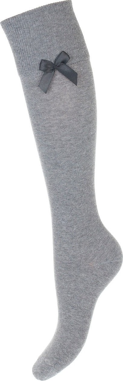 Podkolienky s mašľou Milena Kokard 767 37-41 Veľkosť: 37-41, Barva: sivá