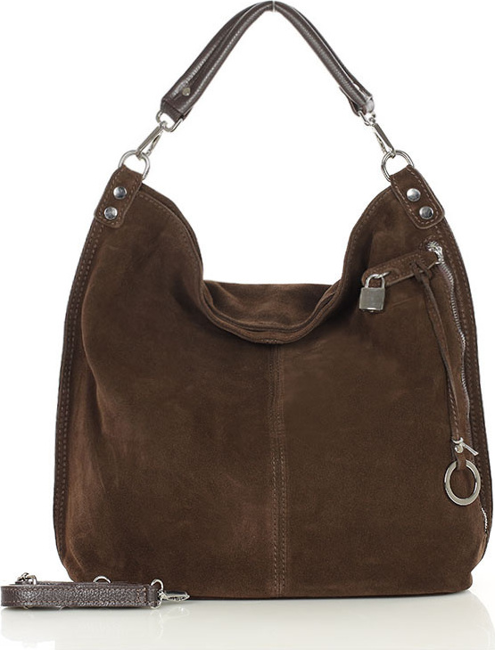 MAZZINI Tmavohnedá shopper kabelka s92r Veľkosť: ONE SIZE