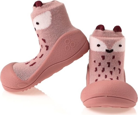 Attipas Svetloružové prvé topánôčky s líškou A20EN Veľkosť: 25,5