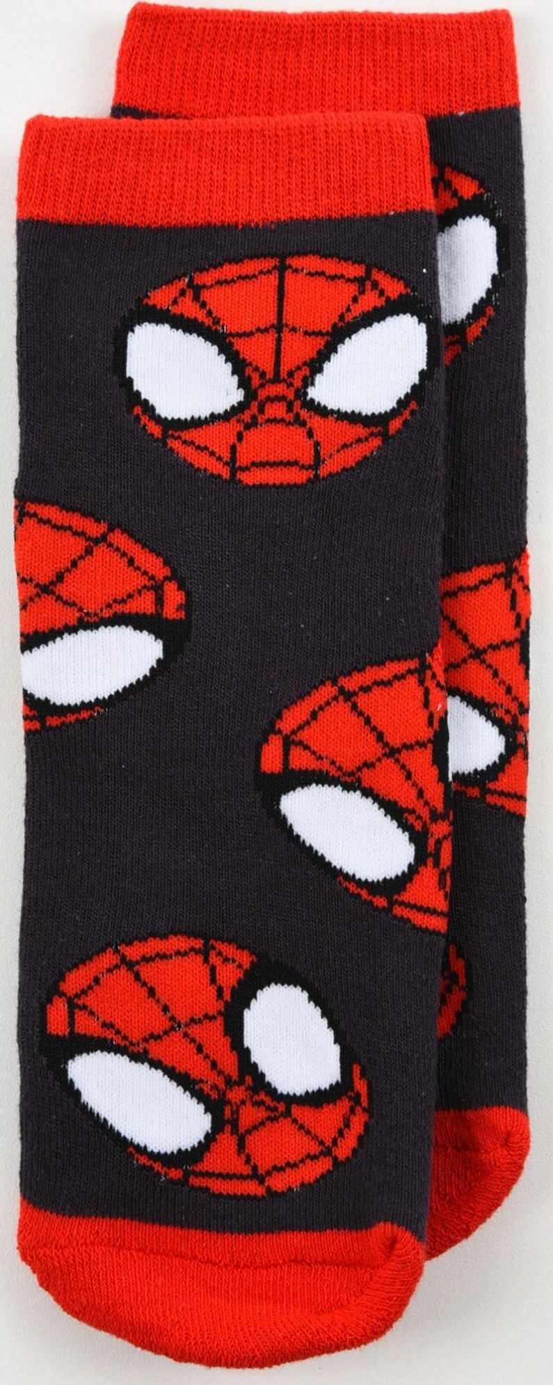 Tmavosivé chlapčenské protišmykové ponožky Marvel Spidey Veľkosť: 31/34