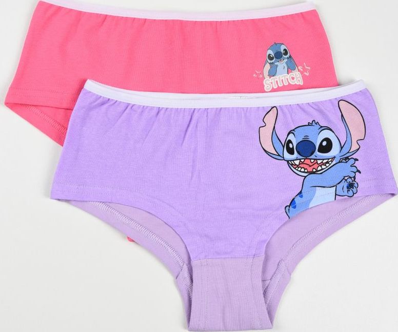 Súprava dvoch dievčenských nohavičiek Disney Stitch - ružová/lila Veľkosť: 126