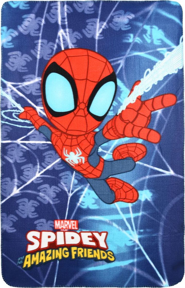 Modrá detská deka s potlačou Spidey - Marvel Veľkosť: ONE SIZE