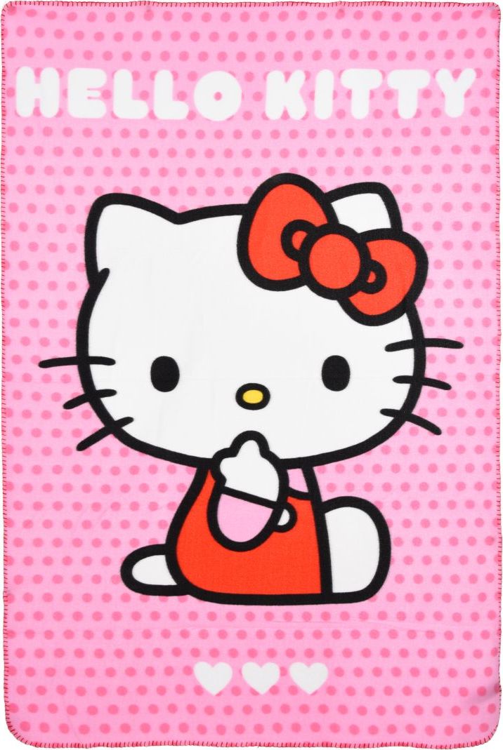 Ružová detská deka Hello Kitty Veľkosť: ONE SIZE