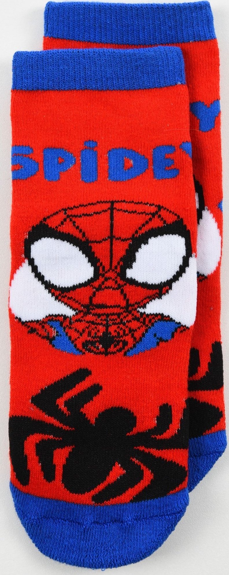 Červeno-modré chlapčenské protišmykové ponožky Marvel Spidey Veľkosť: 23/26