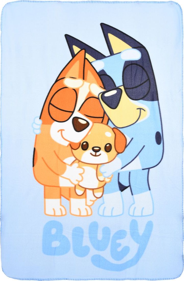 Svetlomodrá detská deka Bluey Veľkosť: ONE SIZE