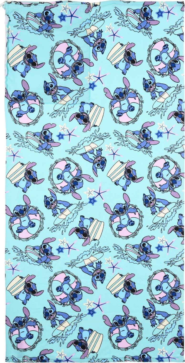 Tyrkysová detská osuška Lilo and Stitch 70x140 cm Veľkosť: ONE SIZE