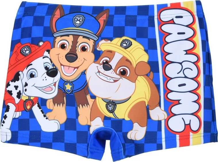 Modré chlapčenské plavecké boxerky Paw Patrol Veľkosť: 98