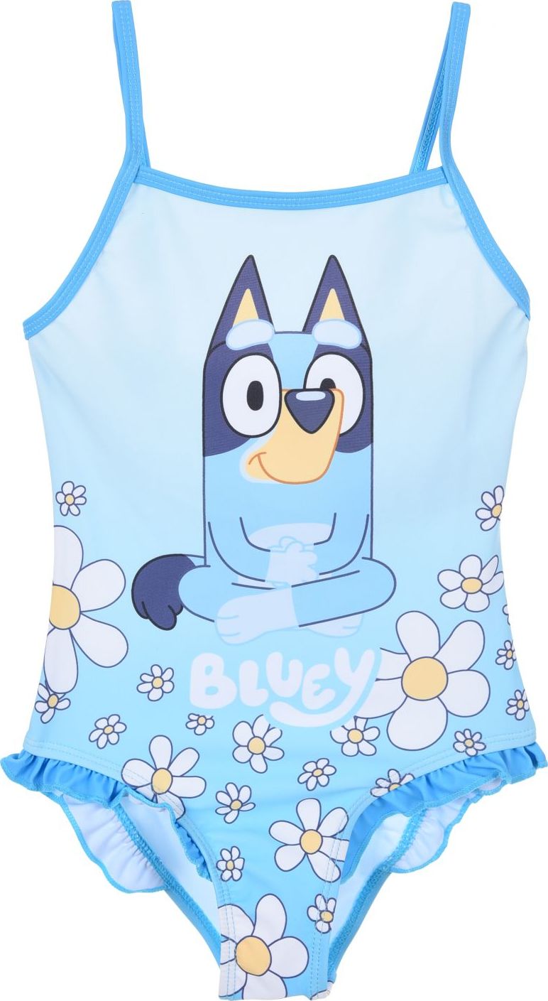 Modré dievčenské jednodielne plavky Bluey Veľkosť: 110