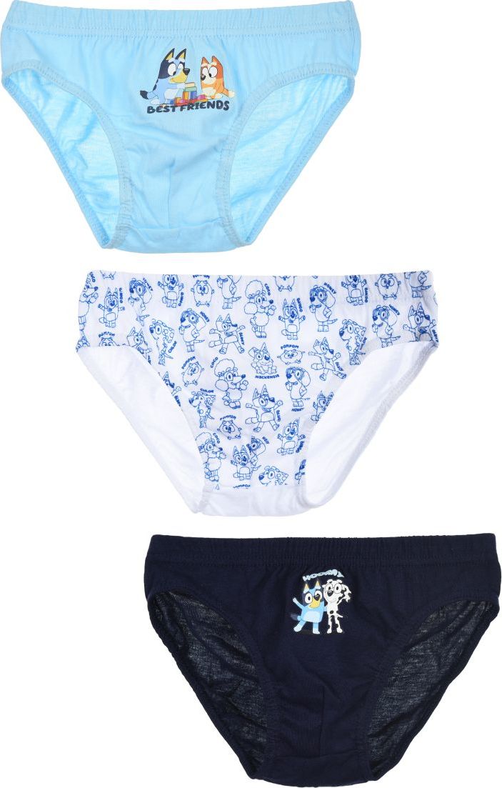 Súprava bavlnených chlapčenských slipov Bluey Veľkosť: 108