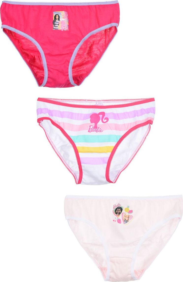 Sada 3 dievčenských bavlnených nohavičiek Barbie Veľkosť: 126