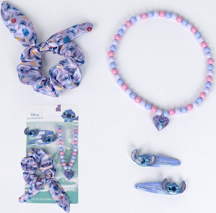 Štvordielna sada dievčenských doplnkov Stitch Veľkosť: ONE SIZE