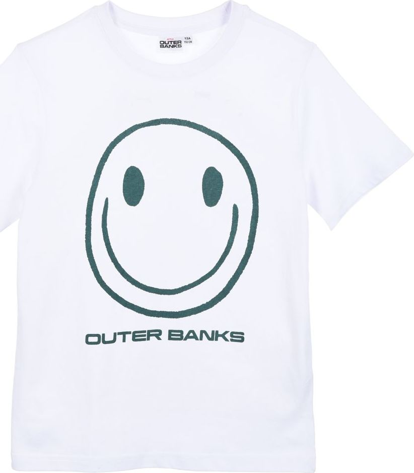 Biele detské tričko s potlačou OBX Veľkosť: 152