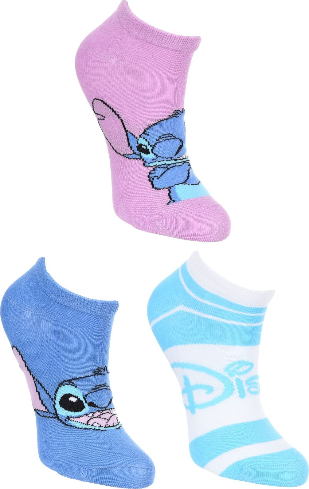 Disney Lilo and Stitch 3 páry dámskych ponožiek Veľkosť: 36/38