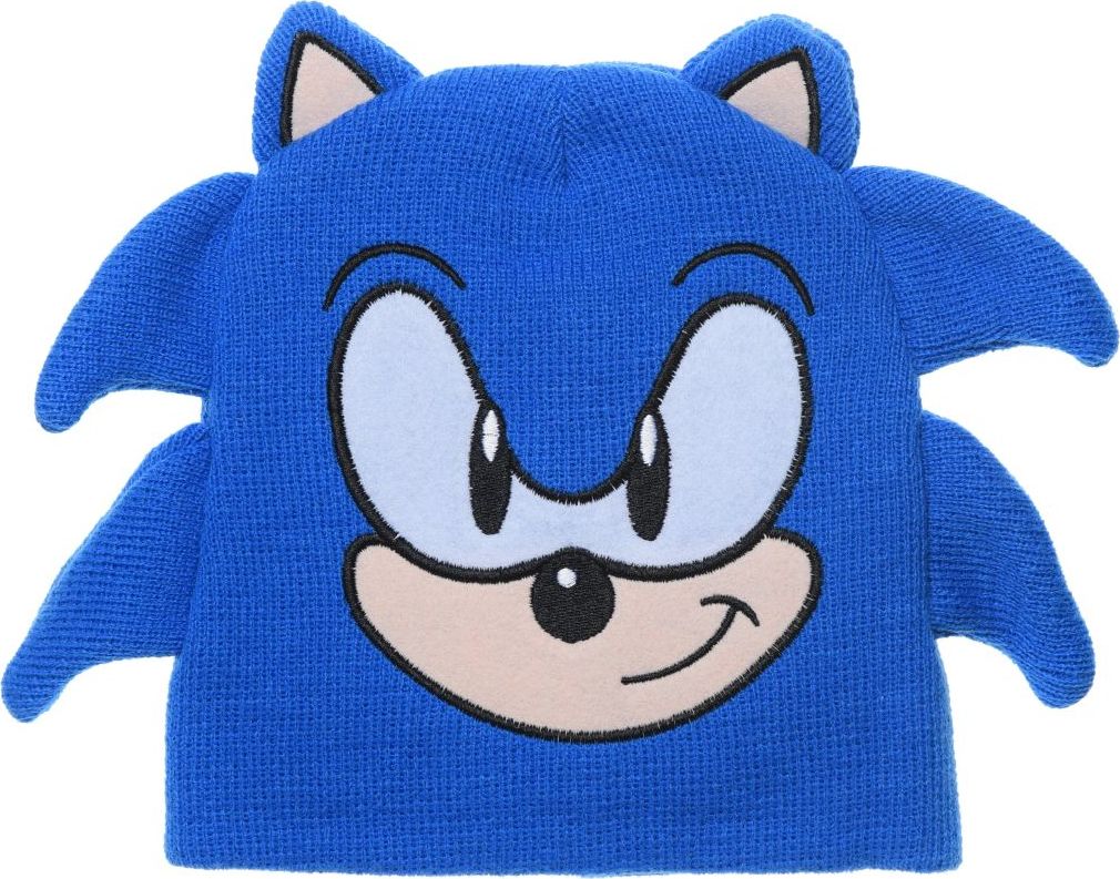Modrá detská zimná čiapka Sonic the Hedgehog Veľkosť: 52
