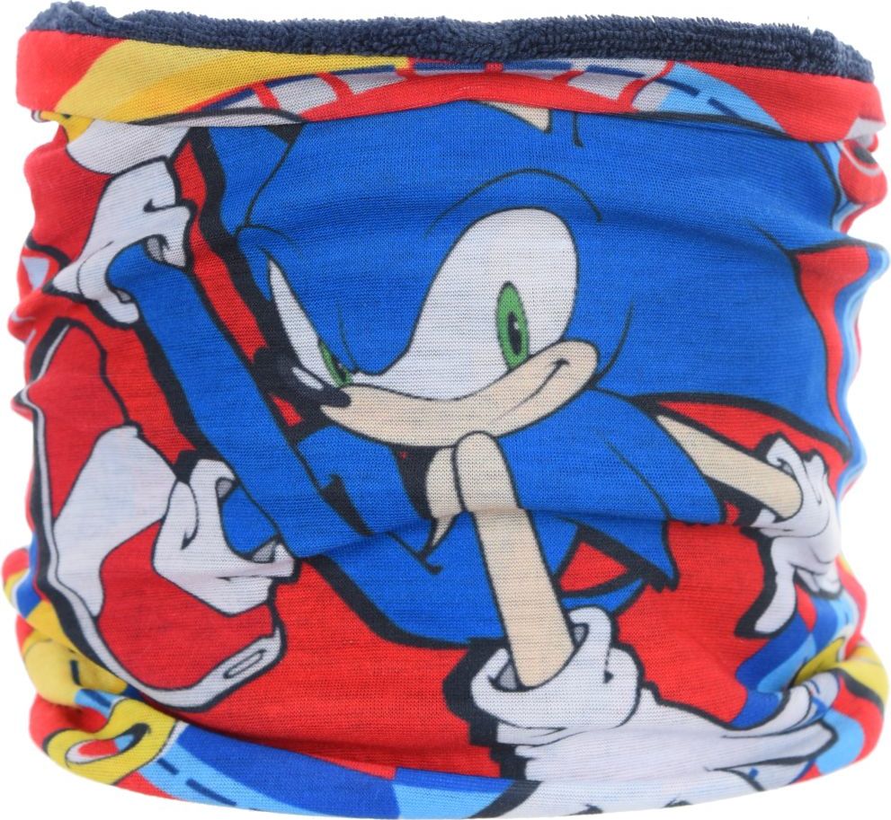 Červeno-modrý chlapecký nákrčník Sonic Veľkosť: ONE SIZE