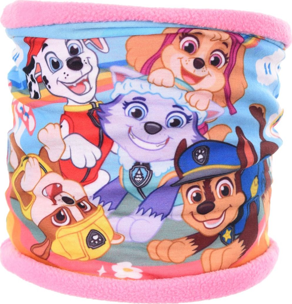 Ružový dievčenský nákrčník Paw Patrol Veľkosť: ONE SIZE