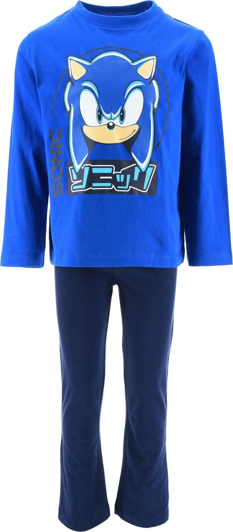 Tmavomodré chlapčenské pyžamo Sonic Veľkosť: 98