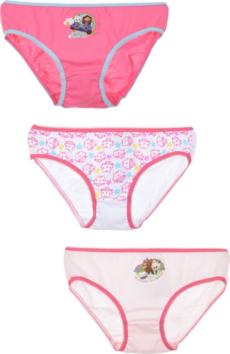Set 3 dievčenských nohavičiek Gabby's Dollhouse Veľkosť: 104