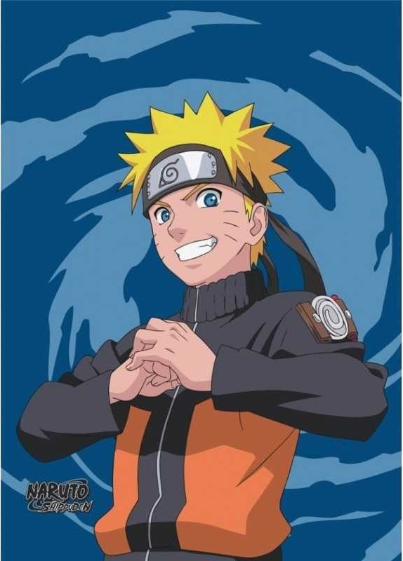 Tmavomodrá chlapčenská deka Naruto Shippuden Veľkosť: ONE SIZE
