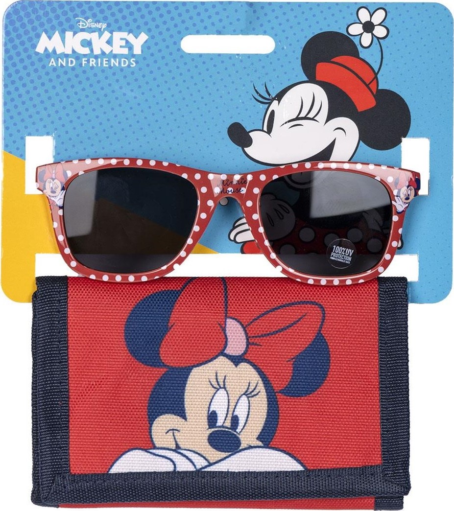 Set dievčenských slnečných okuliarov a peňaženky Disney Minnie Veľkosť: ONE SIZE