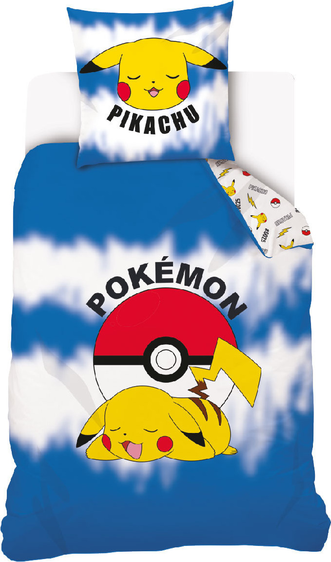 Farebné obliečky pre chlapcov Pokemon Veľkosť: ONE SIZE