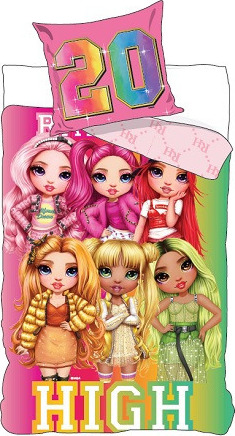 Dievčenské farebné obliečky Rainbow High Veľkosť: ONE SIZE