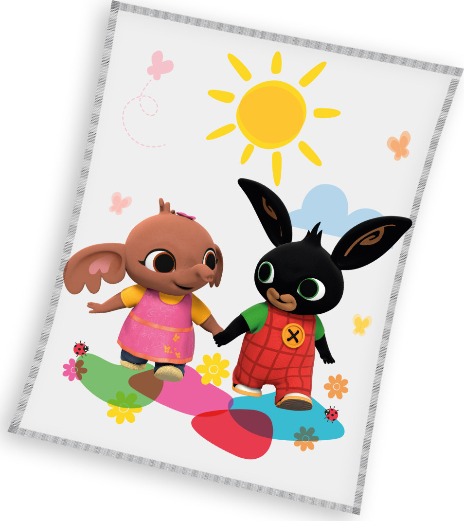 Detská farebná fleecová deka Bing Veľkosť: ONE SIZE