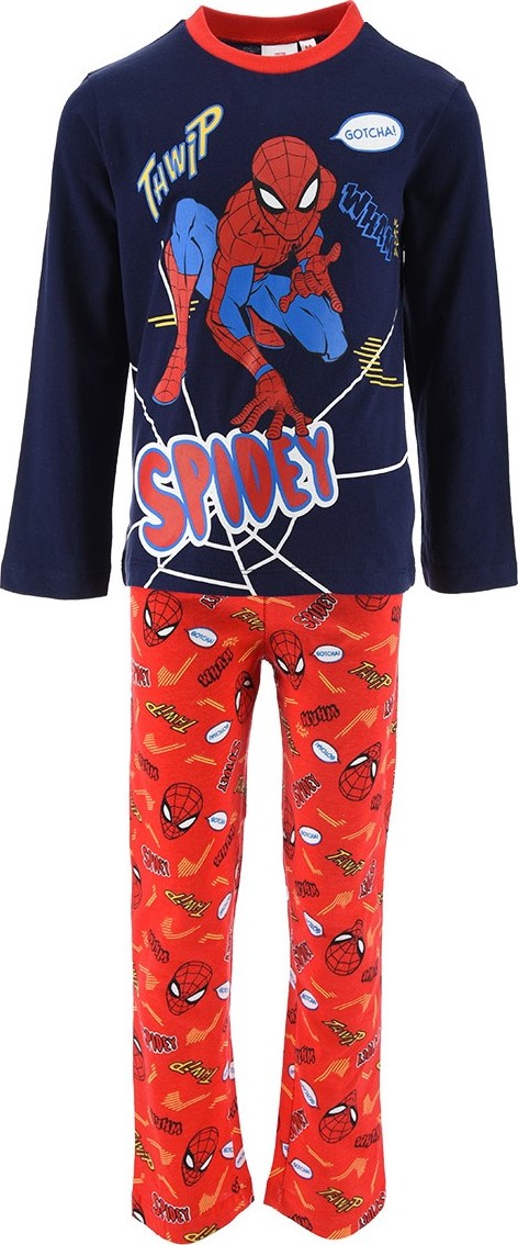 Tmavomodro-červené chlapčenské pyžamo Marvel: Spider-Man Veľkosť: 98