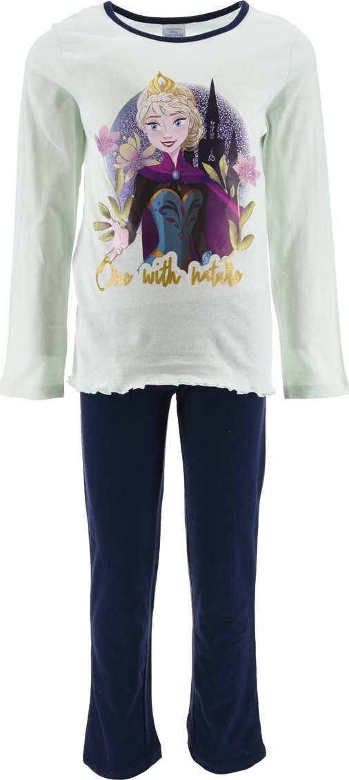 Tmavomodro-biele dievčenské pyžamo Disney - Frozen Veľkosť: 104