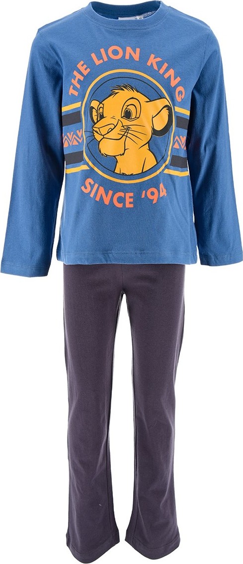 Modro-sivé chlapčenské pyžamo - The Lion King Veľkosť: 104
