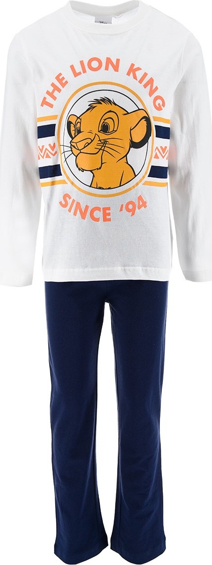 Bielo-modré chlapčenské pyžamo - The Lion King Veľkosť: 98