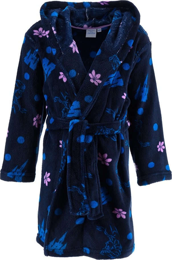 Tmavomodrý dievčenský župan - Frozen Veľkosť: 110