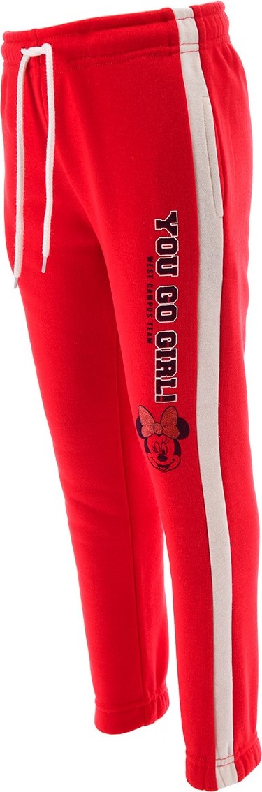 Disney Minnie Mouse - červené dievčenské tepláky Veľkosť: 104